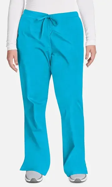 Cherokee - Women's Natural Rise Flare Leg Drawstring Pant