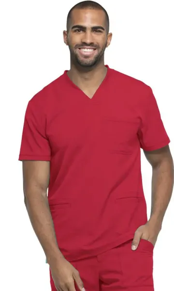 Dickies - Men's Connected V-Neck Solid Scrub Top